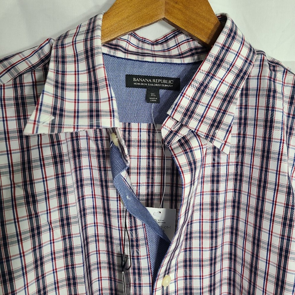 Banana Republic Non Iron Tailored Slim Fit Shirt